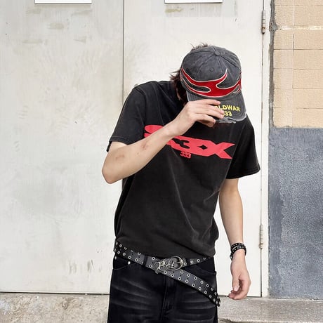 [PCCVISION] Vintage Embroidered Denim Cap