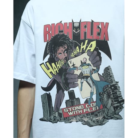 Retro Comic Hero Tee / White