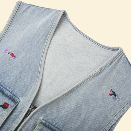 [CANDYMADE]  Candy Embroidered Vest