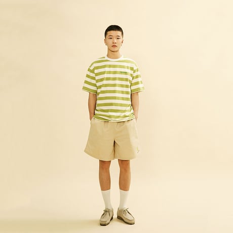[CANDYMADE]  Natural Striped Tee