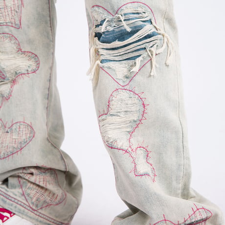 Heart Patch Denim