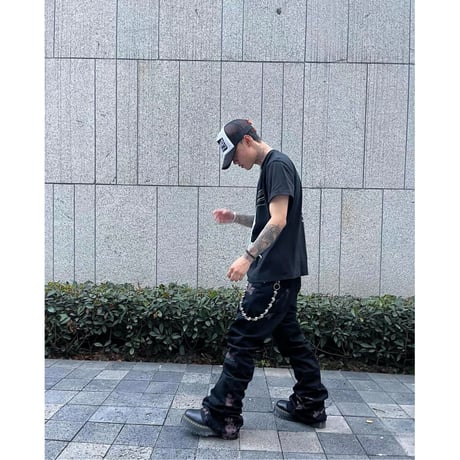 [SANSLAWS] Mud Print Denim