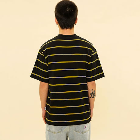 [CANDYMADE]  Black Striped Tee