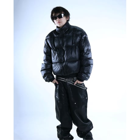 [PCCVISION] Drawstring Hem Short Down Jacket