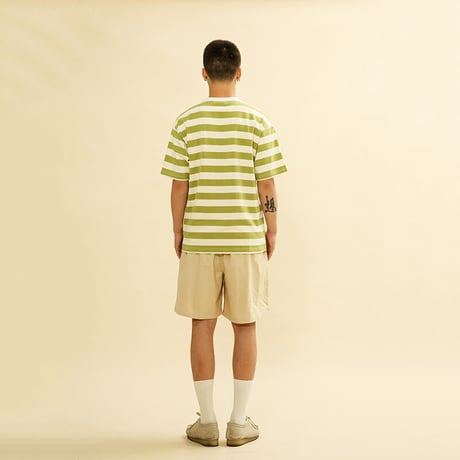 [CANDYMADE]  Natural Striped Tee