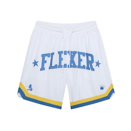 Flexer Basketball Shorts / White