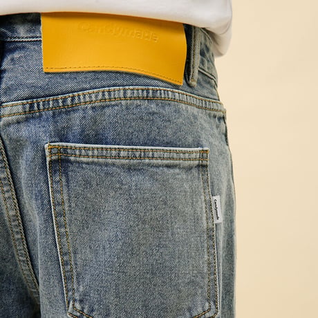 [CANDYMADE]  Cartoon Bear Denim