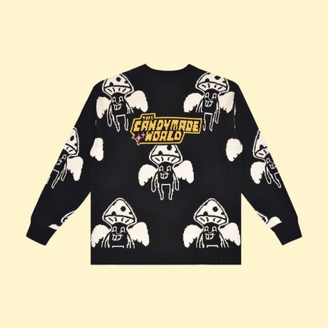 [CANDYMADE] Mushroom Sweater / Black