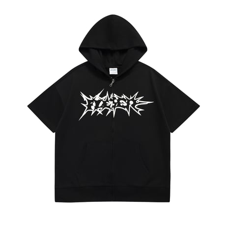 Flexer  short sleeve Zip Hoodie