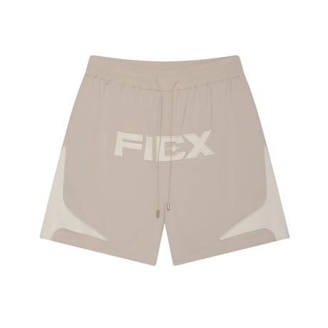 Star Logo Print Shorts / Beige