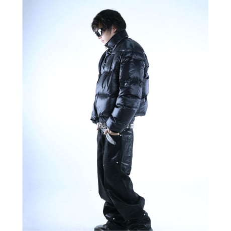 [PCCVISION] Drawstring Hem Short Down Jacket