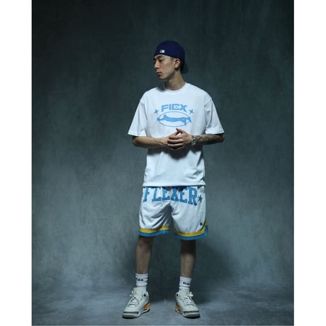 Flexer Basketball Shorts / White