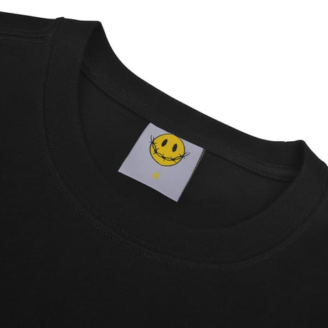 Basic Smiley Print Tee / Black