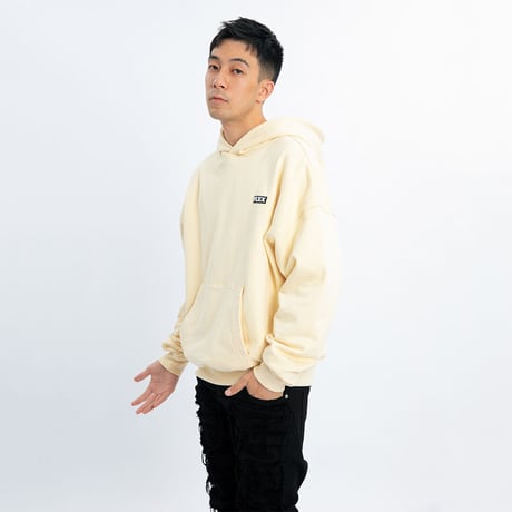 Flexhood Badge Hoodie / Khaki