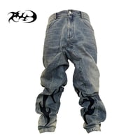 [PCCVISION] Totem Embroidered Denim