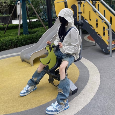 [PCCVISION] Vintage Big Ripped Denim