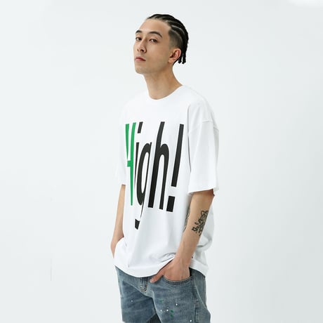 High Slogan Tee