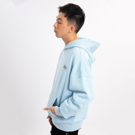 Flexhood Badge Hoodie / Blue