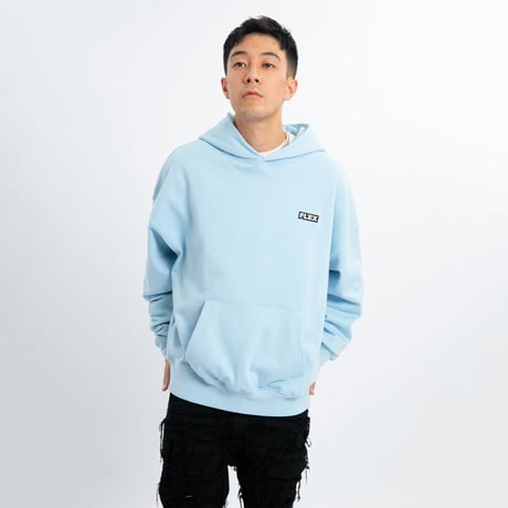 Flexhood Badge Hoodie / Blue