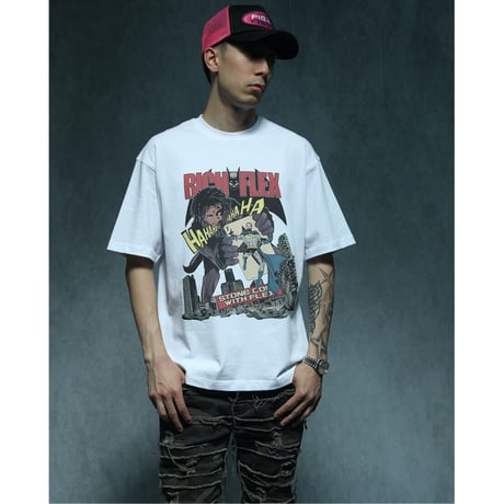 Retro Comic Hero Tee / White