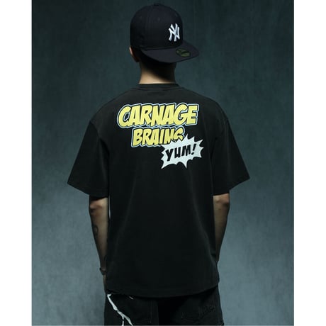 Retro Comic Hero Tee / Black