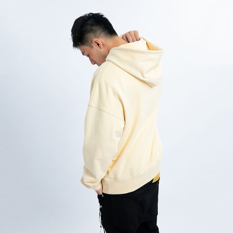 Flexhood Badge Hoodie / Khaki
