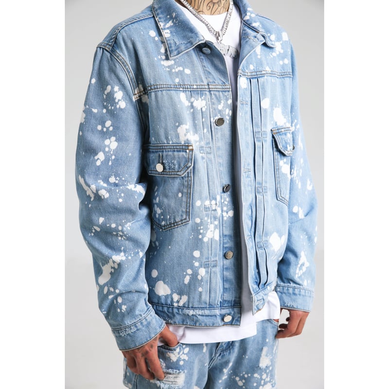 Flex Dyed Denim Jacket FLEXHOOD