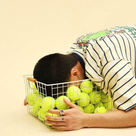 [CANDYMADE]  Tennis Stripes Tee
