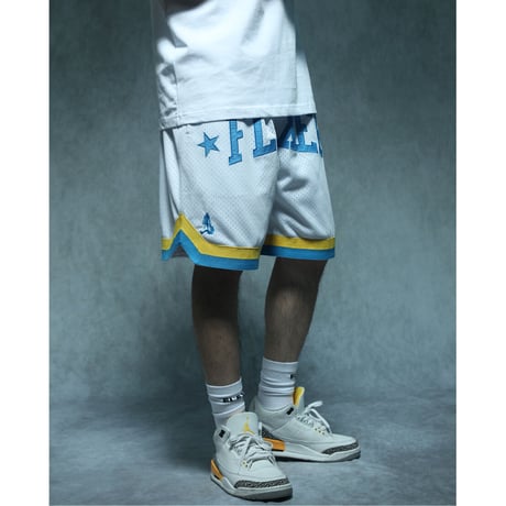 Flexer Basketball Shorts / White