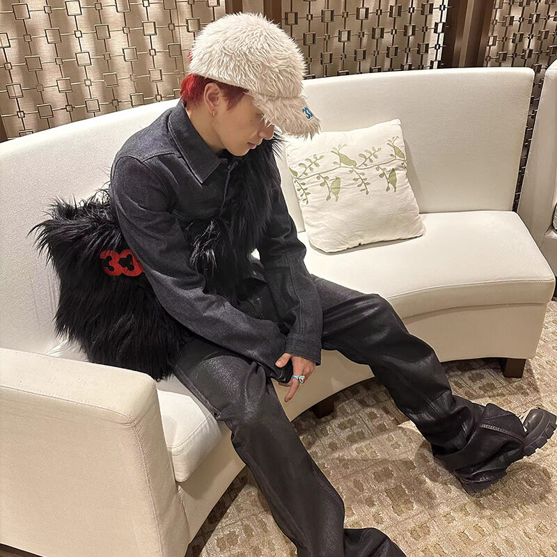 PCCVISION] 333 Embroidery Plush Cap | FLEXHOOD