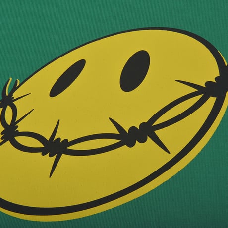 Basic Smiley Print Tee / Green