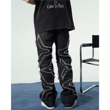 Star Busting Flared Denim