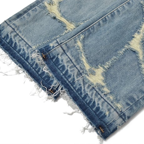 Ripped Cobweb Denim