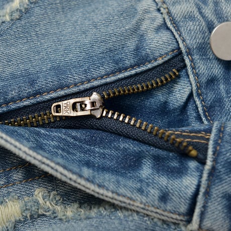 Ripped Cobweb Denim