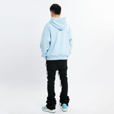 Flexhood Badge Hoodie / Blue