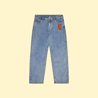 [CANDYMADE]  Cartoon Bear Denim