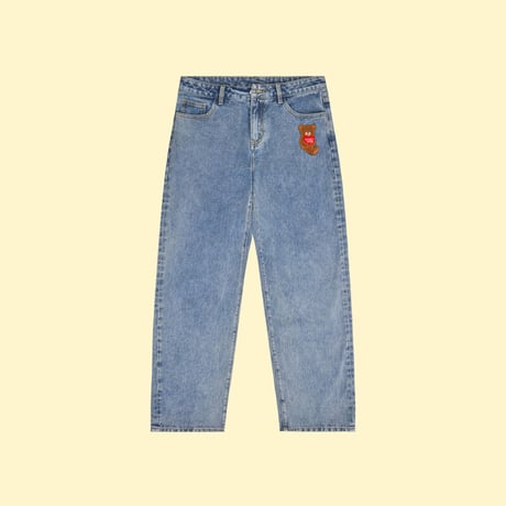 [CANDYMADE]  Cartoon Bear Denim