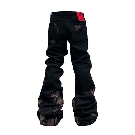 [SANSLAWS] Mud Print Denim