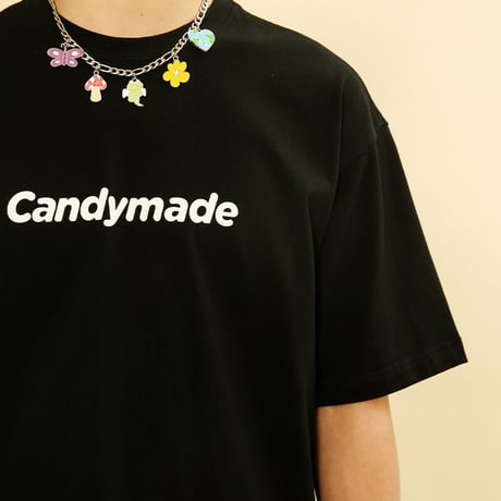 [CANDYMADE]  Candy Basic Logo Tee / Black