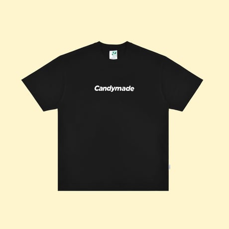 [CANDYMADE]  Candy Basic Logo Tee / Black