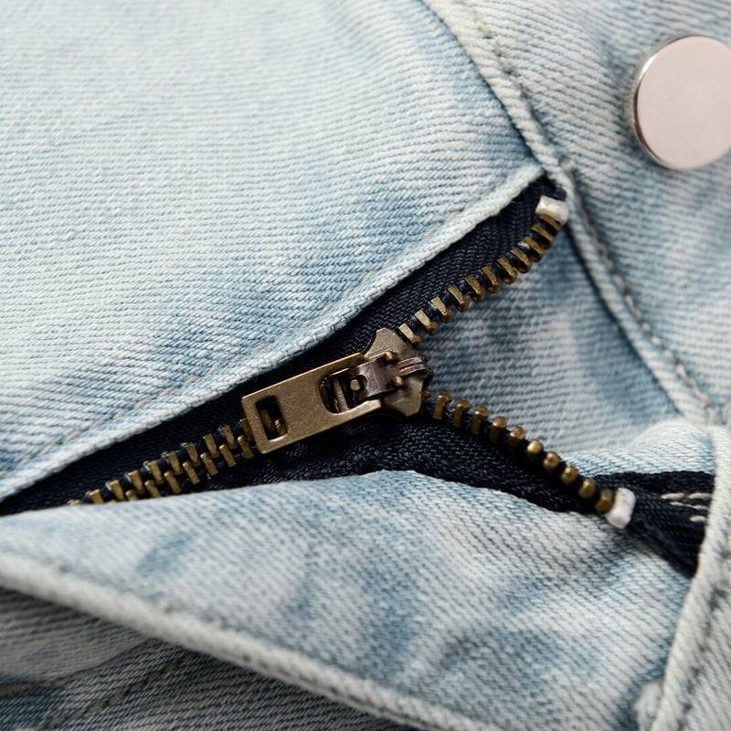 Ripped Flared Denim / Blue | FLEXHOOD