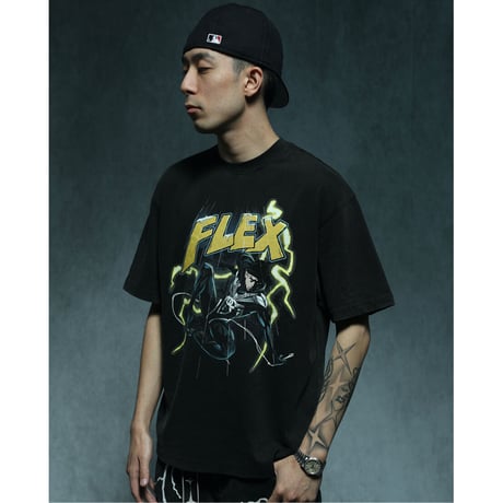 Retro Comic Hero Tee / Black