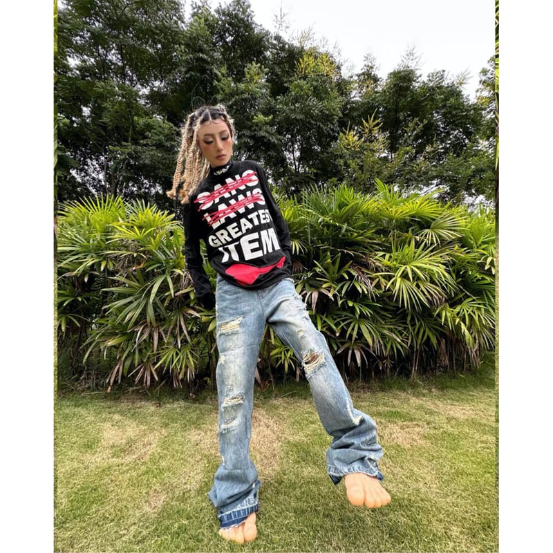 SANSLAWS] Ruined Flared Denim | FLEXHOOD
