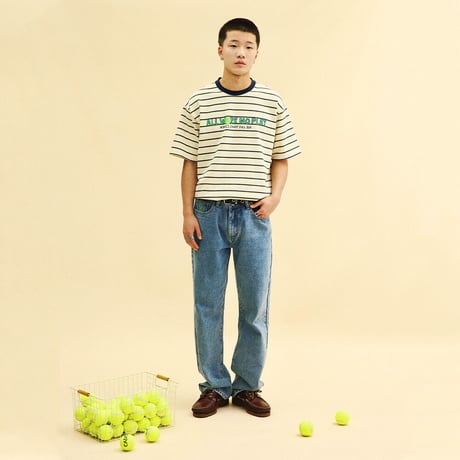 [CANDYMADE]  Tennis Stripes Tee