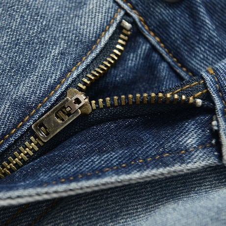 Ripped Straight Denim
