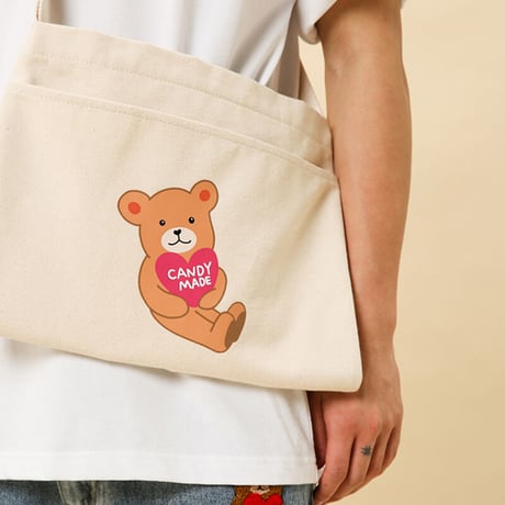 [CANDYMADE]  Cartoon Bear Tote