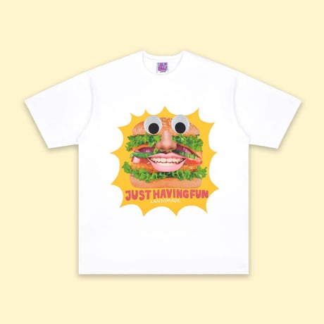[CANDYMADE] Burger Monster Headshot Tee