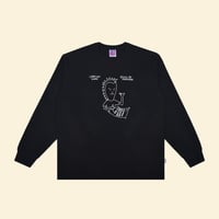[CANDYMADE]  Cartoon Drawing L/S Tee