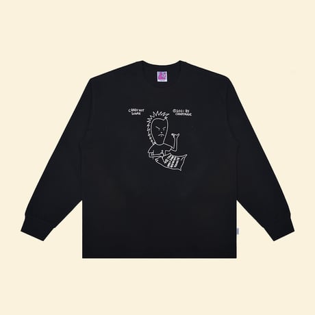 [CANDYMADE]  Cartoon Drawing L/S Tee