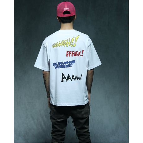 Retro Comic Hero Tee / White
